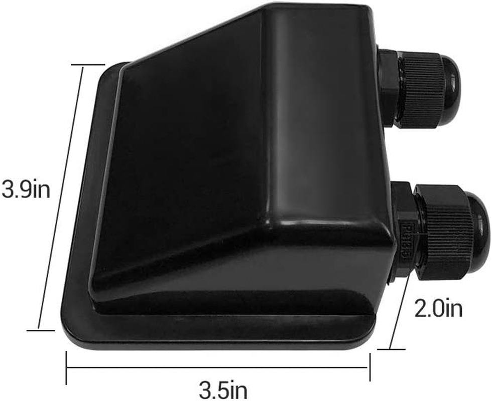 Renogy Cable Entry Housing Mount Cable Entry Housing Mount for RV, Boats, Caravans, Marine, Cable Entry Housing Mount image number 2