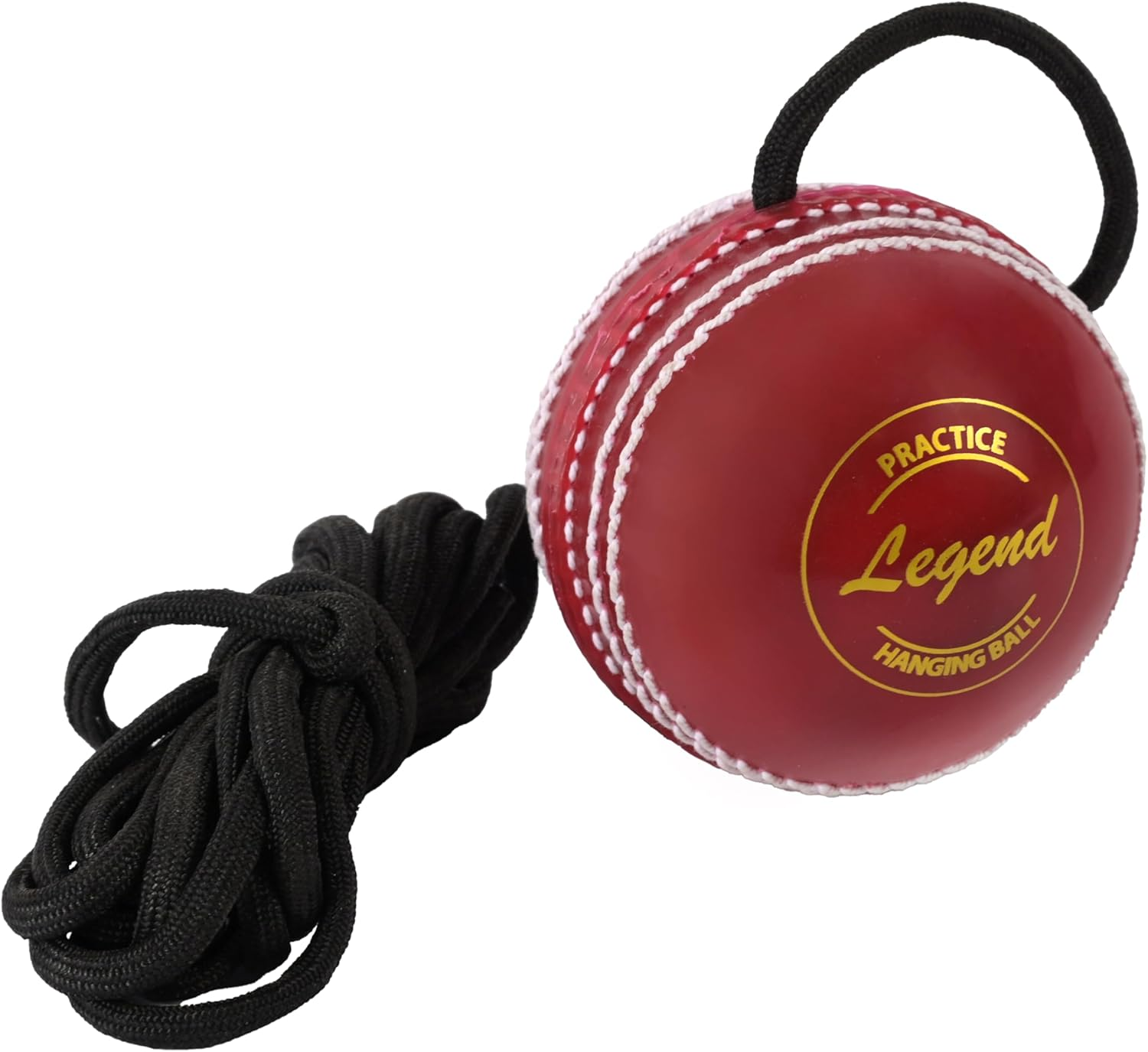 SS Hanging Ball for Bat Knocking and Practice with Reaction String (Embossed Seam & Threaded Seam) image number 1