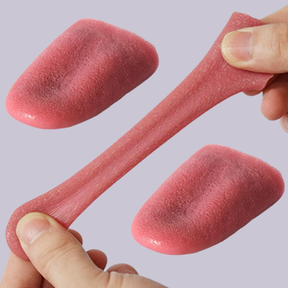 OUERMAMA 2 Pcs Halloween Tongue False Tongue Horrific Tongue Prop Tricks Tongue Toys,Prop Tricks Tongue Toys,Realistic Tongue, Comedy Magic Trick Accessories image number 3