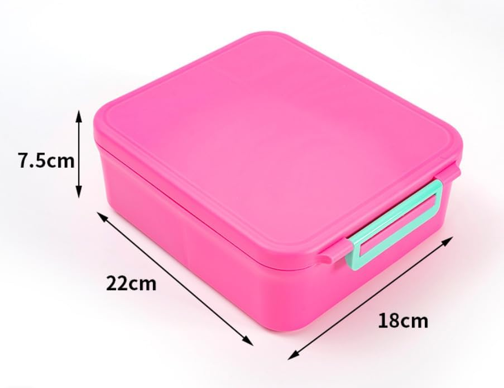 Rwaby Kids Lunch Box - Insulated Bento Box with Stainless Steel Thermos & Leak-Proof Containers for School, Travel, and Outdoor | 300Ml Food Jar & Square Container for Toddlers and Children (Purple) image number 6