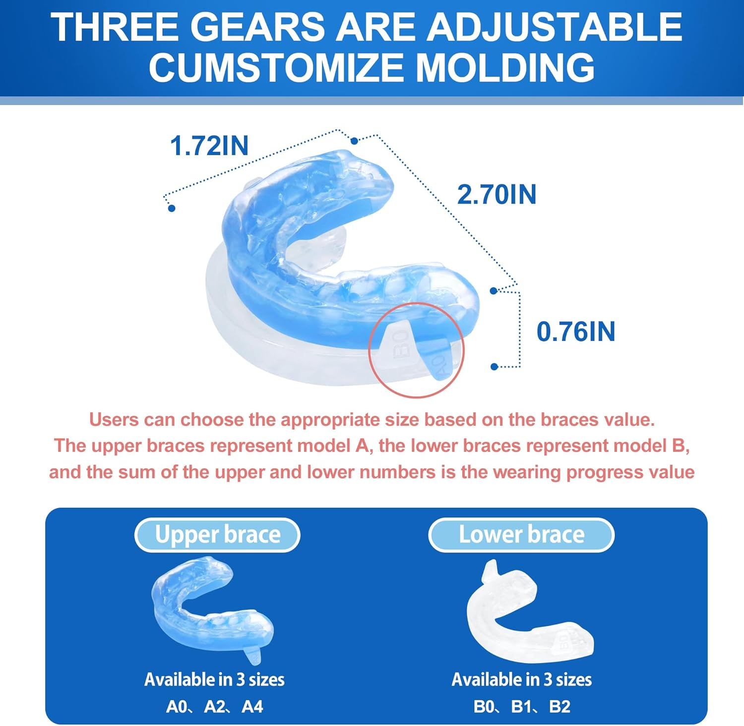 Airsmart anti Snoring Mouthpiece, Moldable and Personalized anti Snoring Mouth Guard, Effective Snoring Prevention Device, Comfortable Fit for Most of Mouth, Severe Snoring Version image number 3