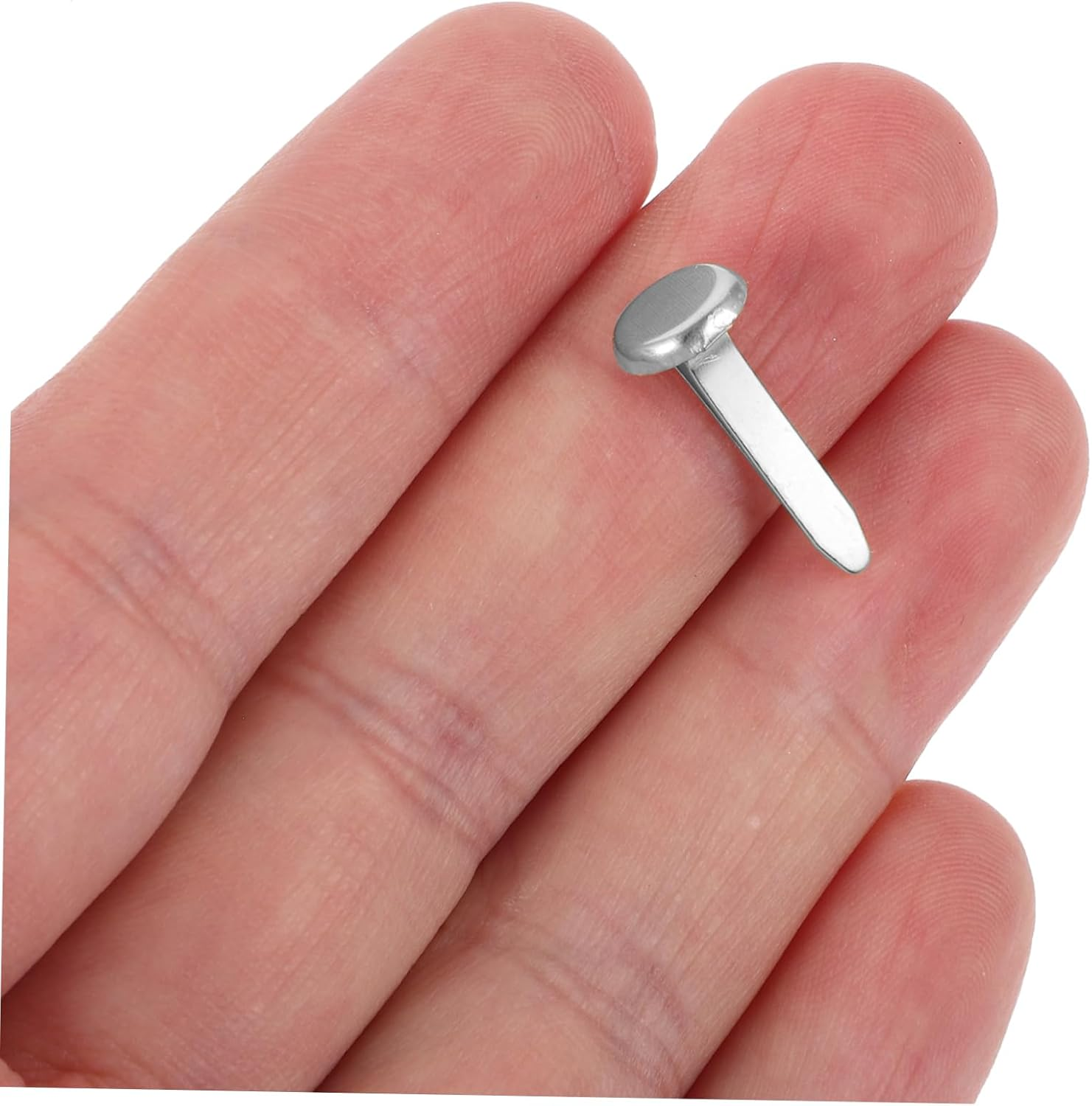 LALAFINA 50Pcs Double-Leg Brads Metal Fasteners for Crafts Scrapbooking and Handicrafts Easy to Use Decorative Nails for Boys and Girls and Adults image number 2