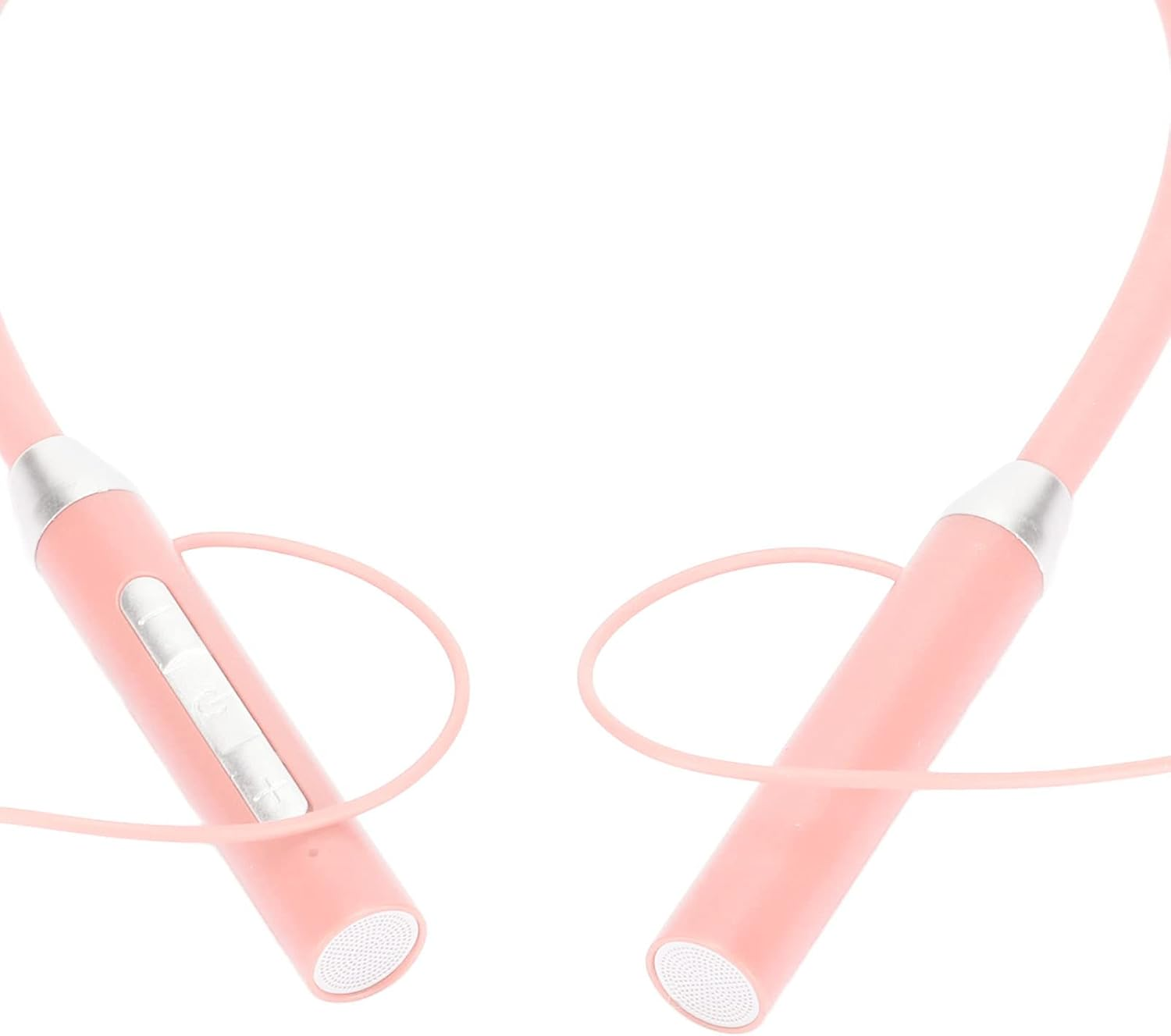 Tnfeeon Magnetic Neckband Earbuds, Ergonomic Design with Enhanced Bass, IPX5 Waterproof for Sports and Fitness (Pink) - Blue image number 7