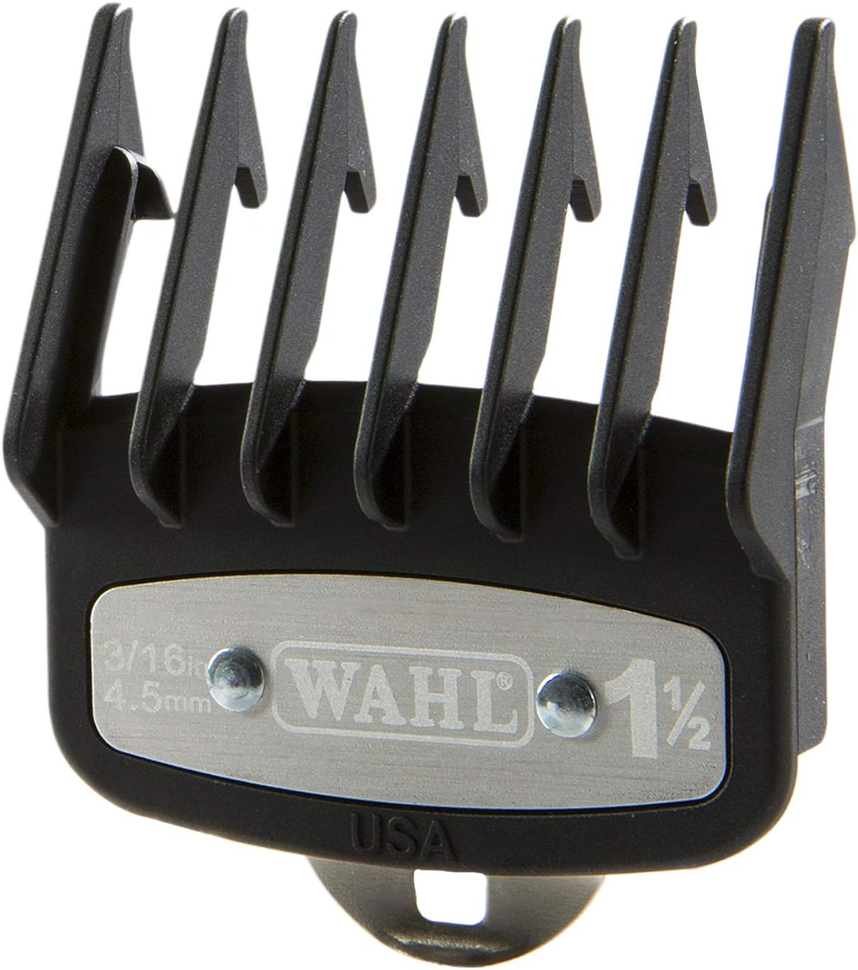 Wahl Professional Versatile Premium Cutting Guide Comb with Metal Clip #1/2 & #1 1/2 Combo Set #3354-1100-1000 for All Clippers/Trimmer image number 4