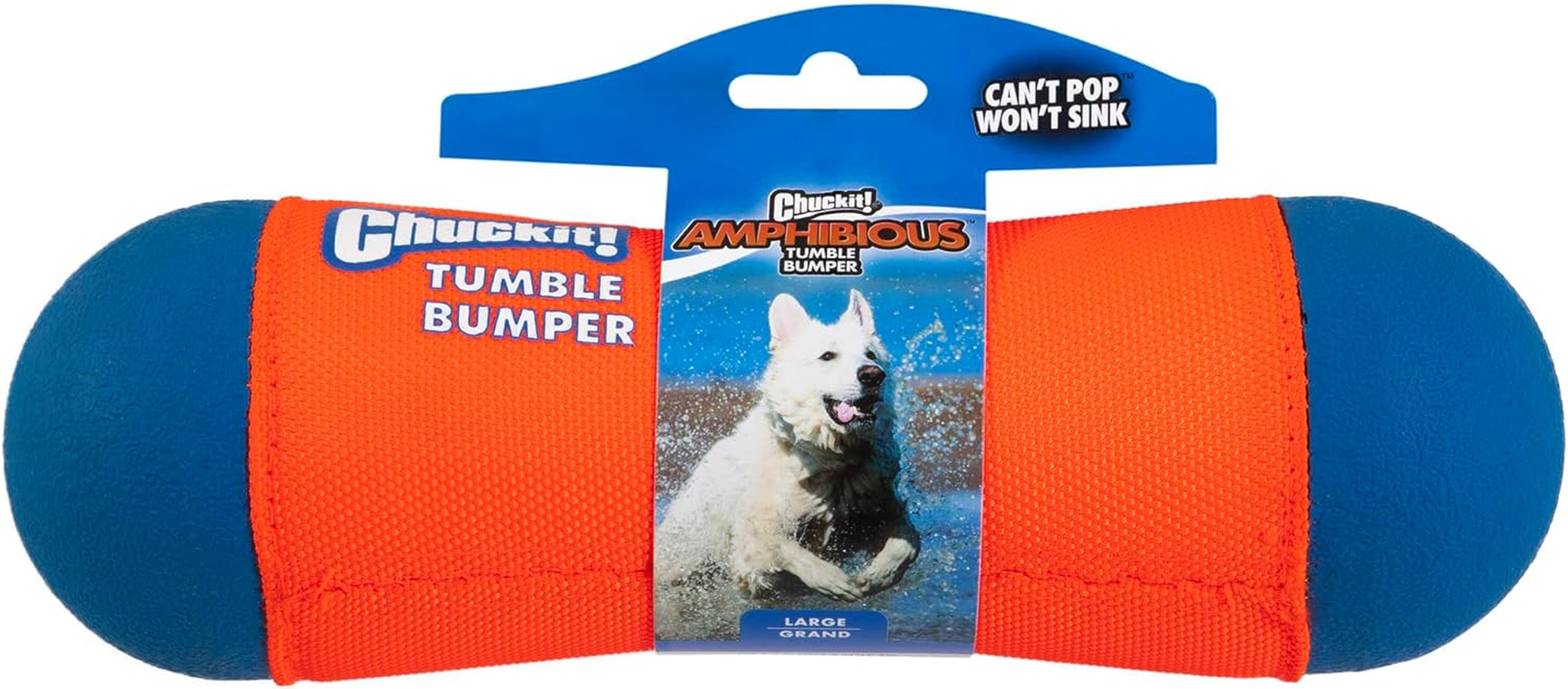 Chuckit! Amphibious Tumble Bumper Dog Toy, Floats on Water,Large image number 3