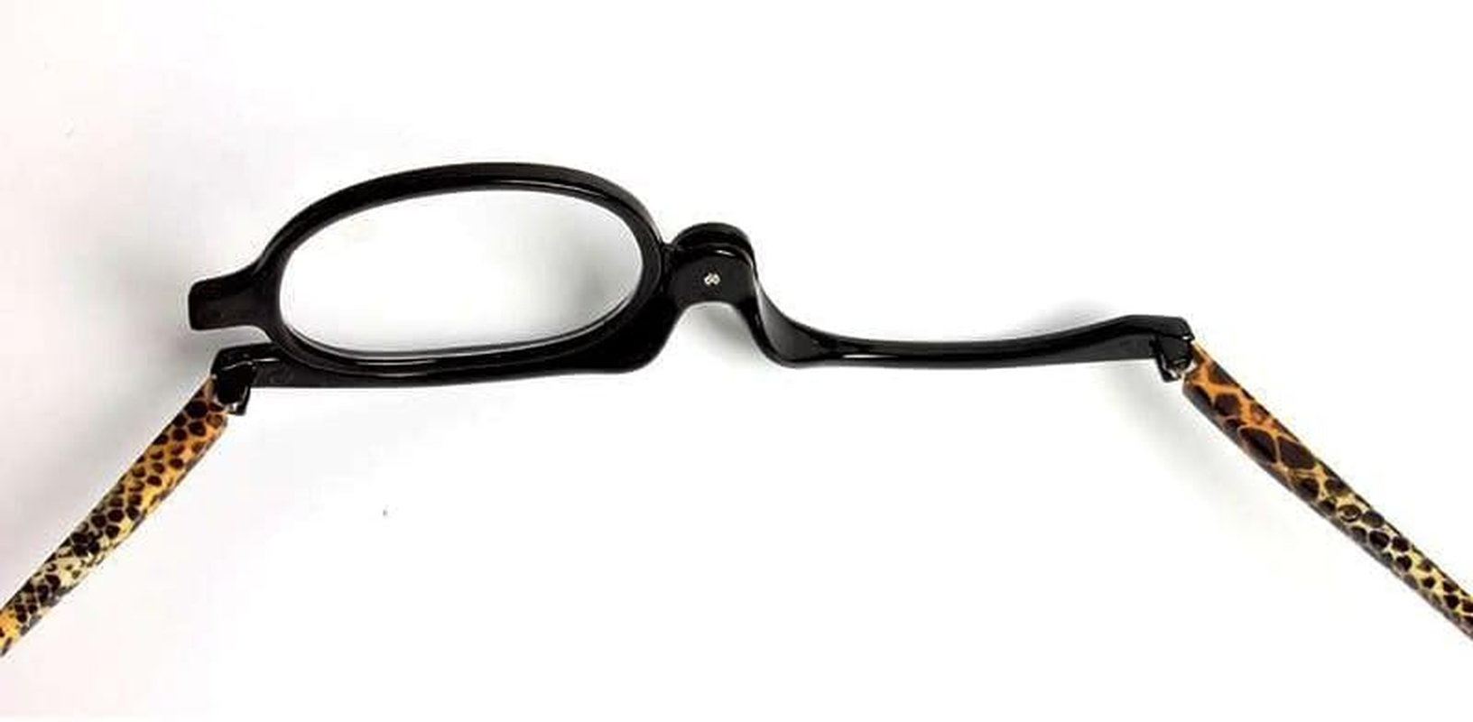 Make up Glasses Magnifying Fold Flip down Eye Makeup +1.5 +2.0 +2.5 +3.0 +3.5