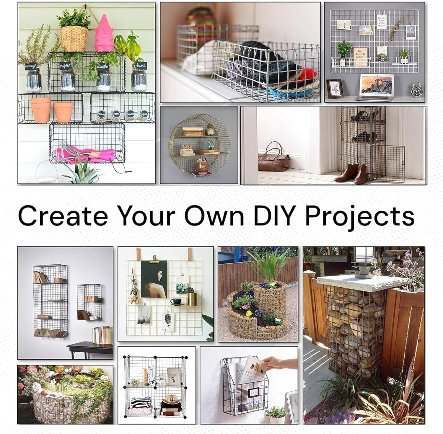 Hardware Cloth 1/2Inch 20Inx15Ft 19 Gauge,Double-Layer Hot-Dip Galvanizing after Welding,Chicken Wire Netting Garden Wire Fencing Rabbit Snake Fence Chicken Coop Plant Supports