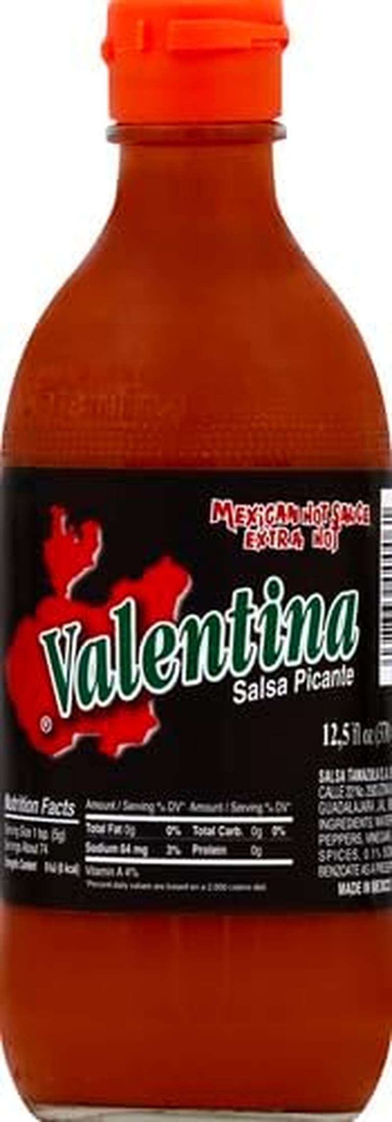 Valentina Extra Hot Mexican Sauce, 370 Ml (607)