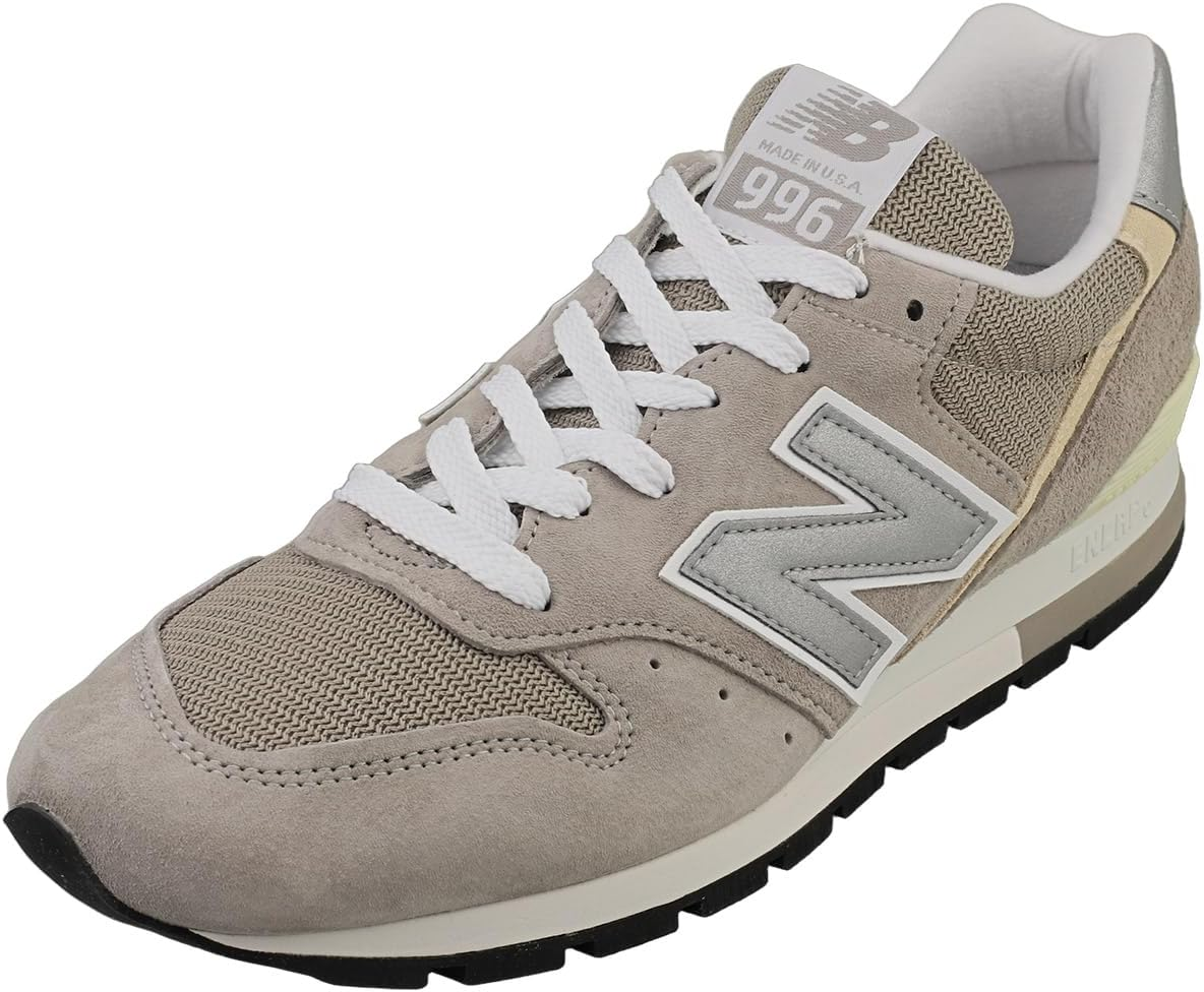 Usa-Made 996 Sneakers - Grey/Silver by New Balance, Grey/Silver, 8 image number 3