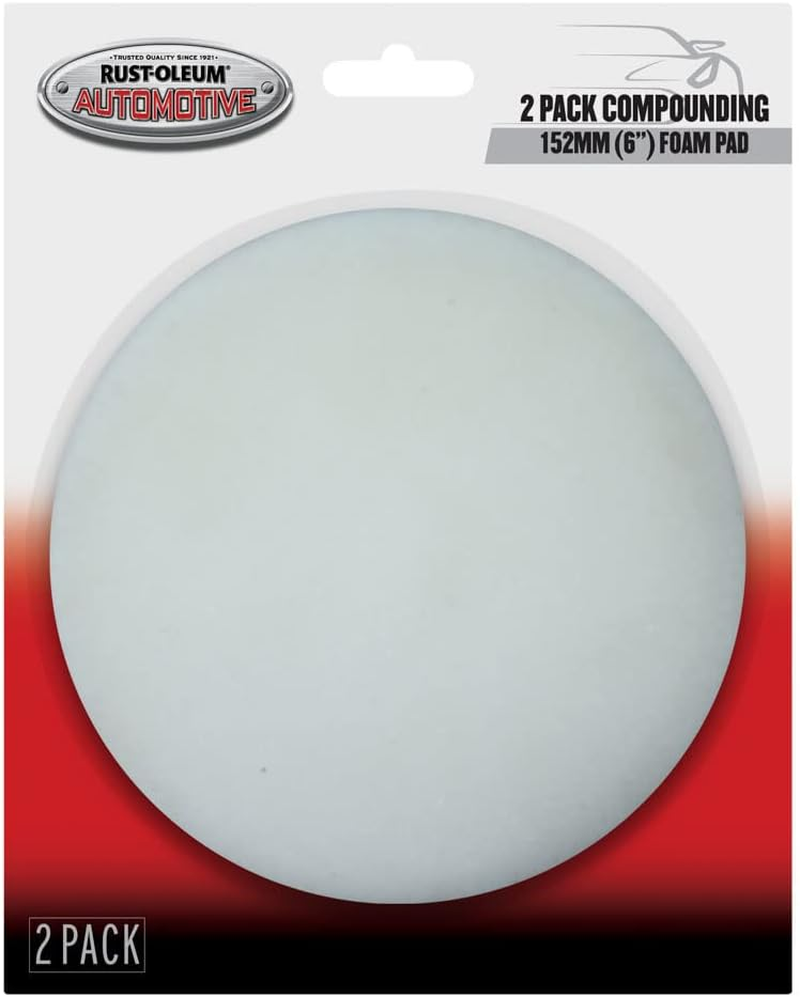 Rust-Oleum Automotive Waffle Pad, White, 8 Inch