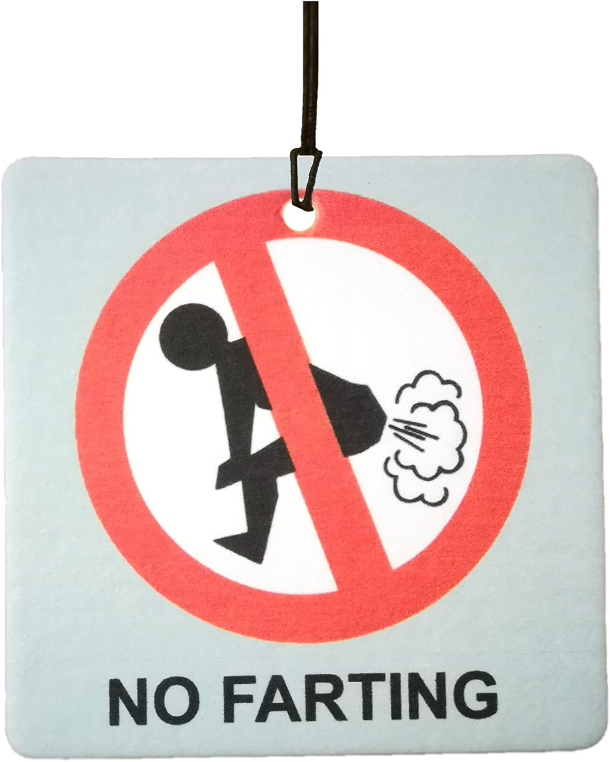 No Farting Car Air Freshener (Xmas Christmas Stocking Filler/Secret Santa Gift)