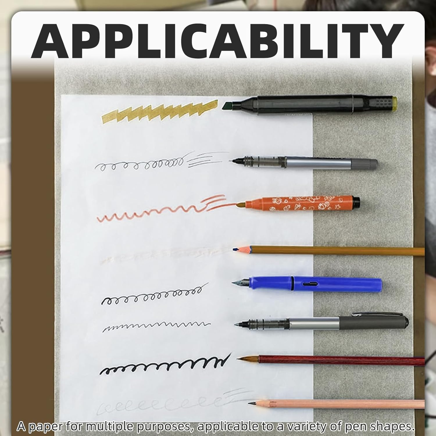 Tracing Paper Roll, White Tracing Paper Sketching Roll Translucent Pattern Paper for Sewing Drawing Sketching Gift Wrapping (44Cm X 23M)