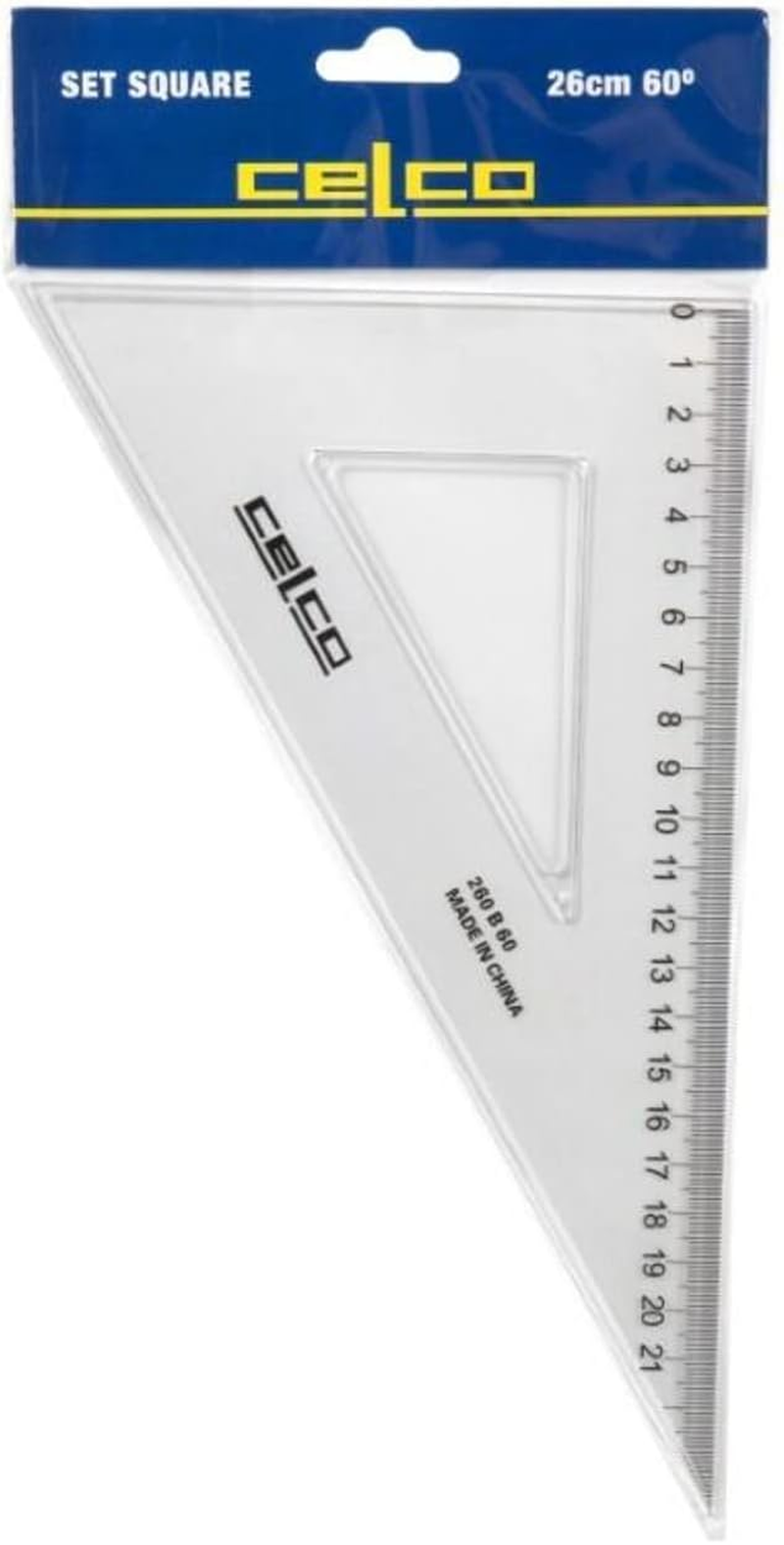 Celco 60 Degree Set Square, 26Cm image number 2