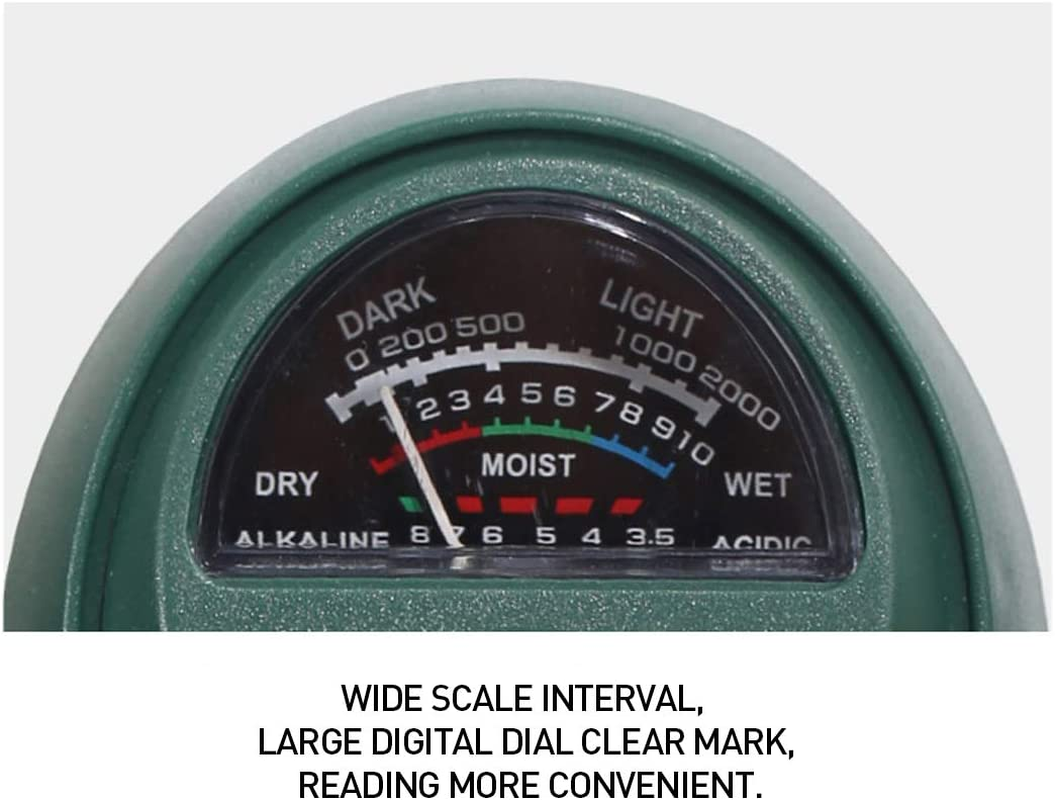 3 in 1 Soil Test Kit Moisture Meter PH and Light Tester No Battery Needed