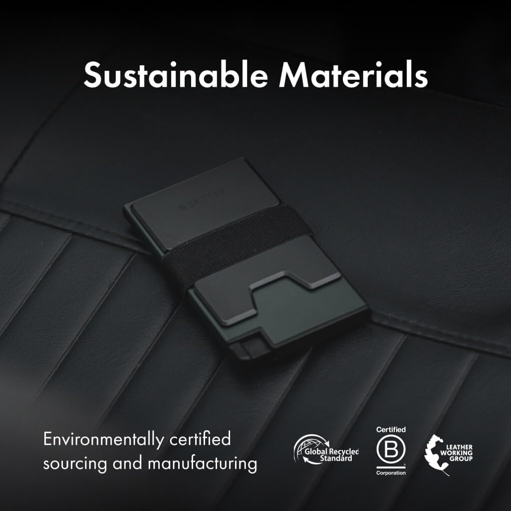 Ekster: Aluminum Cardholder - 0.2-Inch Slim Minimalist Wallet with Expandable Backplate - RFID Blocking Layer for Data Protection - Durable Space-Grade 6061-T6 Aluminum - 1-15 Card Storage Capacity image number 1