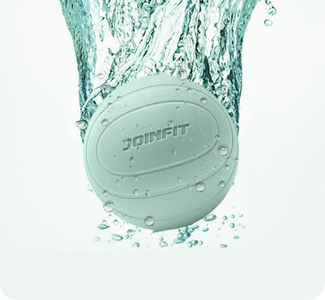 Silicone Lacrosse Ball Muscle Massage Ball Massage Lacrosse Ball for Myofascial Release, Trigger Point Therapy, Muscle Knots and Yoga Therapy (Round Massage Ball-Light Green)