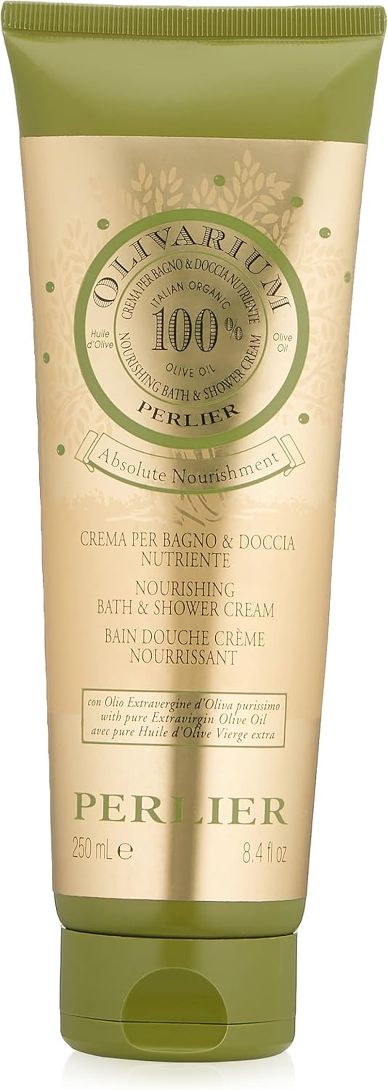 Perlier Extra Virgin Olive Oil Bath & Shower Cream, 8.4 Fl. Oz. image number 1