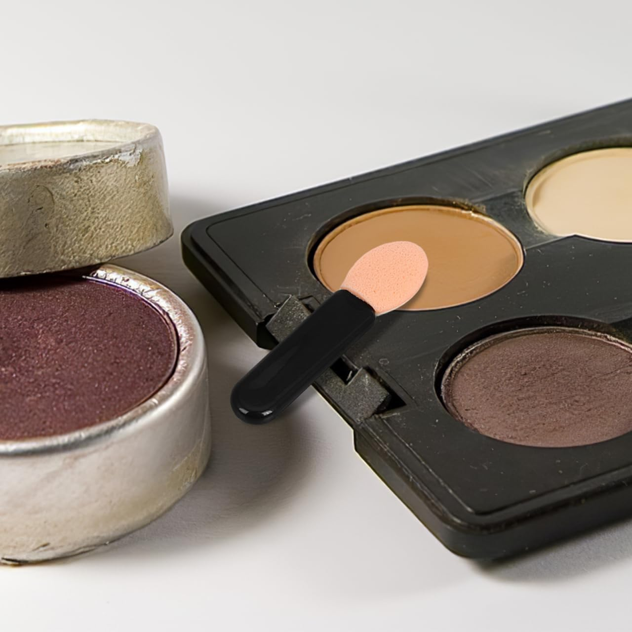 Iplusmile 10 Pcs Mini Soft Eyeshadow Concealer Lip Brushes for Girls Women Durable image number 1