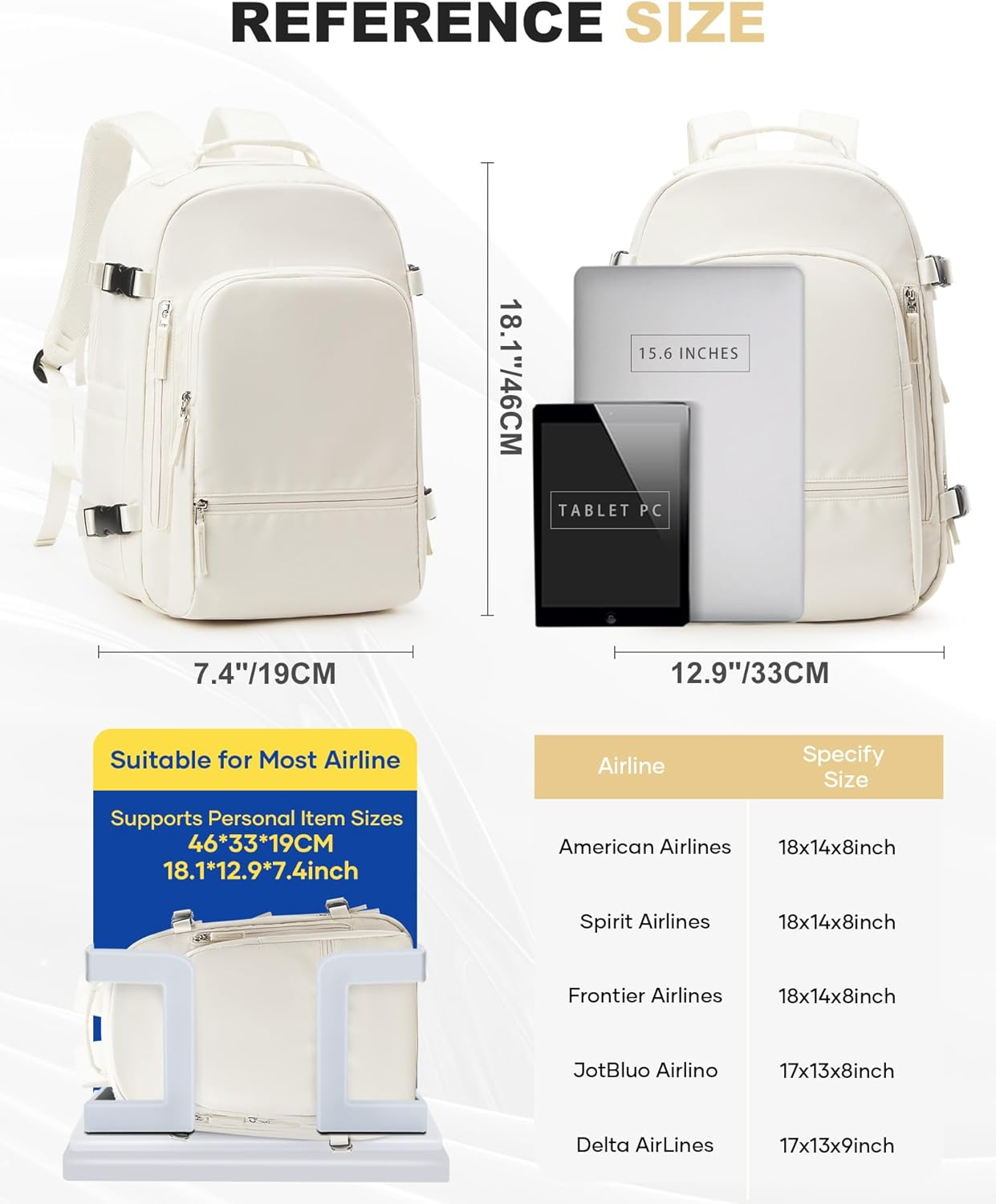 Coofay Vacuum Backpack Airback Backpack image number 2