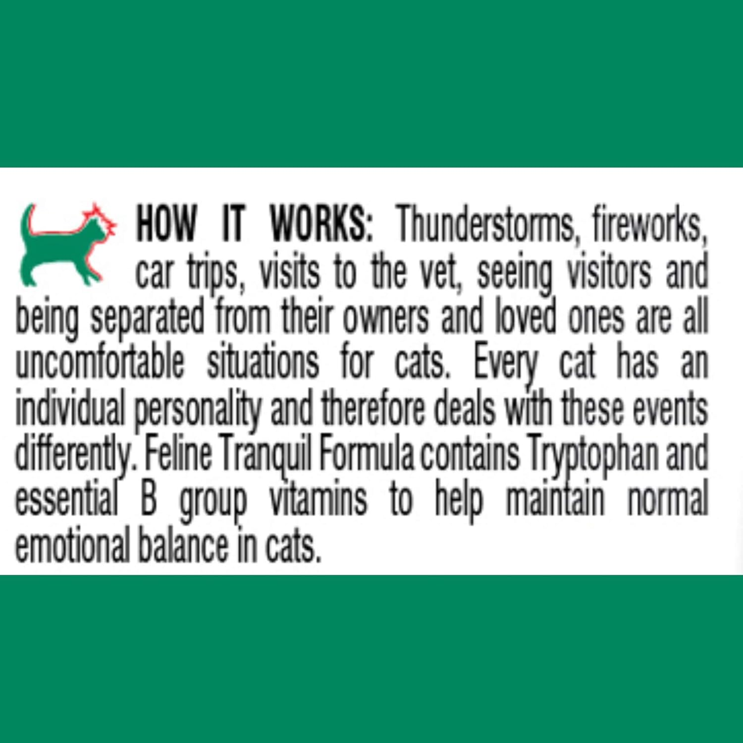 Vetalogica Feline Tranquil Formula Maintain Emotional Balance Supplements 120 Flavoured Chewable Tablets image number 3