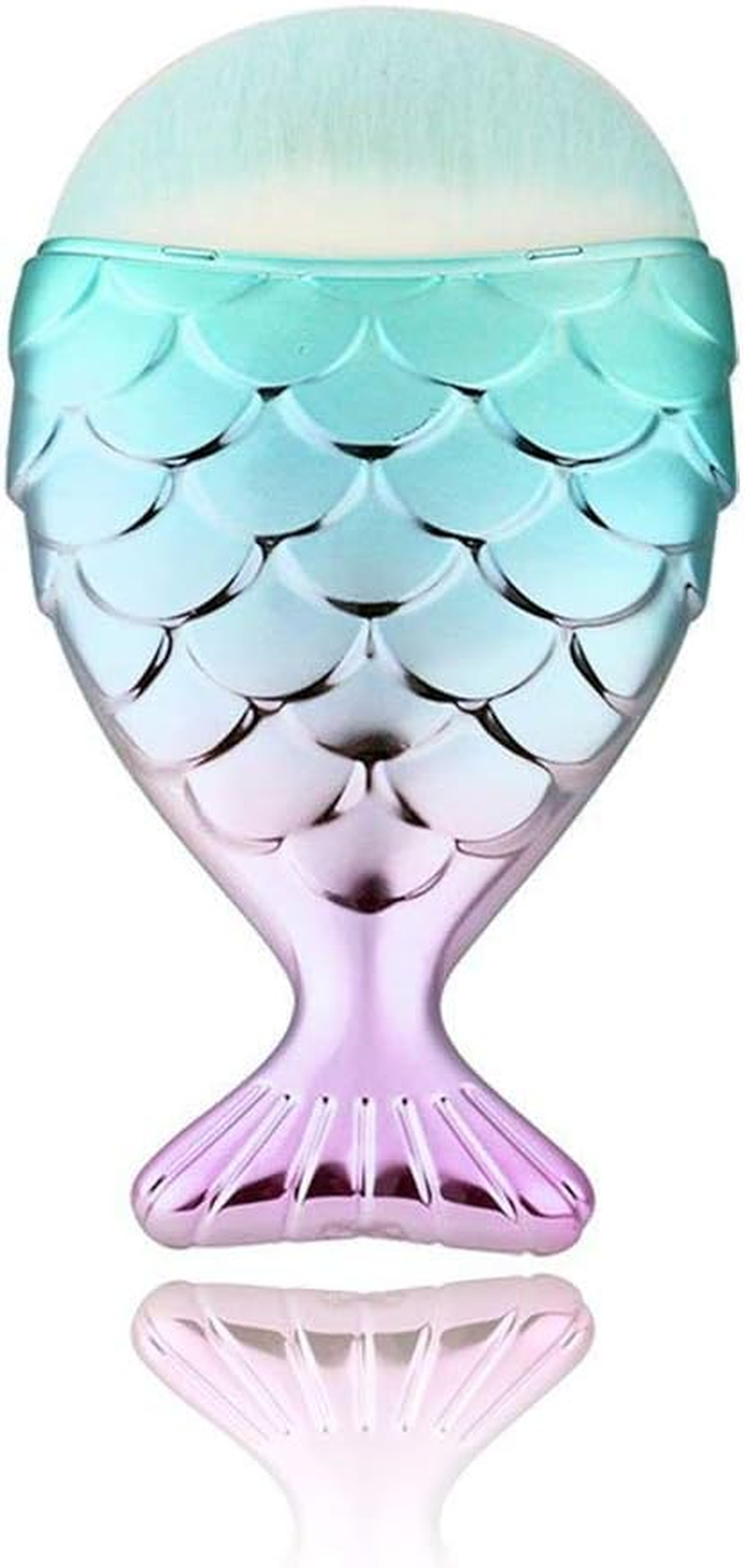 10Pcs Makeup Brush Set Beauty Tools Mermaid Cosmetic Brushes Professional Fishtail Bottom Blush Kit image number 1