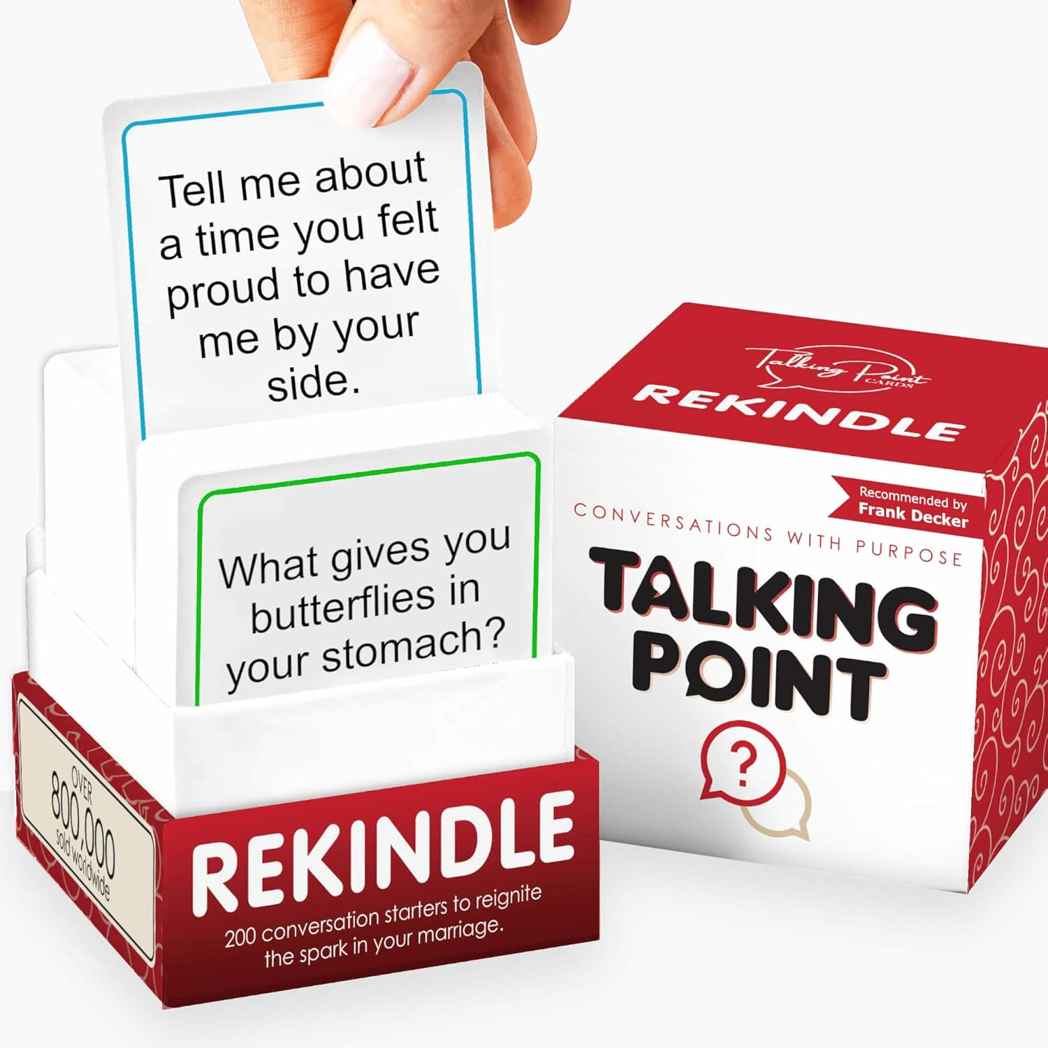 200 Couples Conversation Cards - Rekindle Game for Married Couples - Questions for Long Term Relationships - Fun Topics Build Intimacy & Strong Bonds - Road Trips, Anniversary, Date Night image number 5