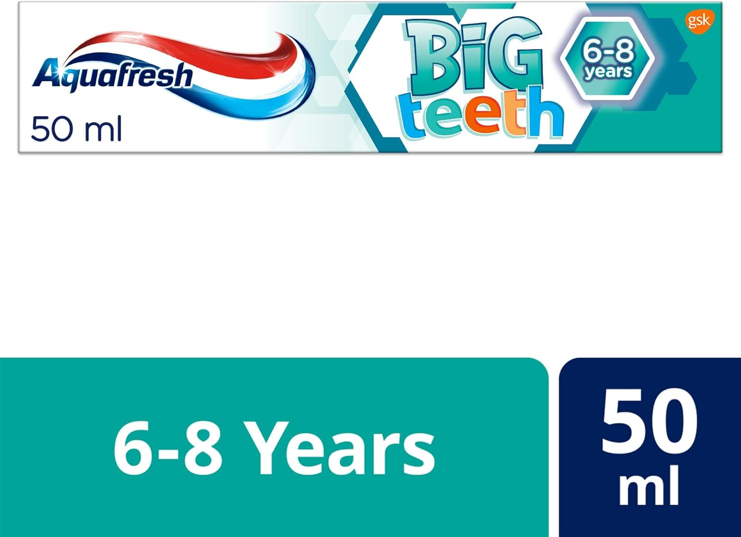 Aquafresh Big Teeth Toothpaste 6+ Years 50Ml