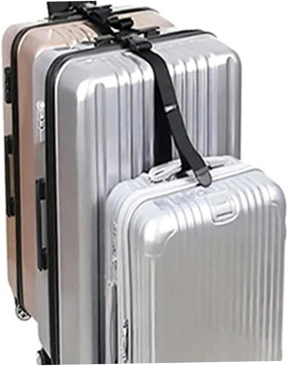 HEALEEP Adjustable Luggage Straps for Lightweight Suitcase Travel Accessories for Plane Carrying Bags image number 5