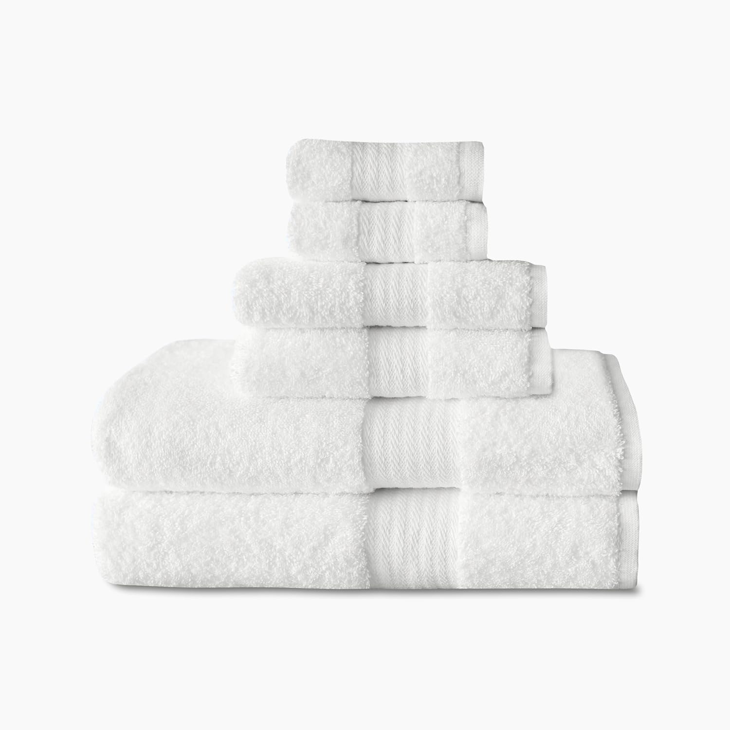 1888 Mills 8 Pack Premium Washcloth Set, True Classics Premium Cotton Blend, Super Soft and Highly Absorbent Washcloths for Bathroom, Hotels, Spa and Gym, Taupe