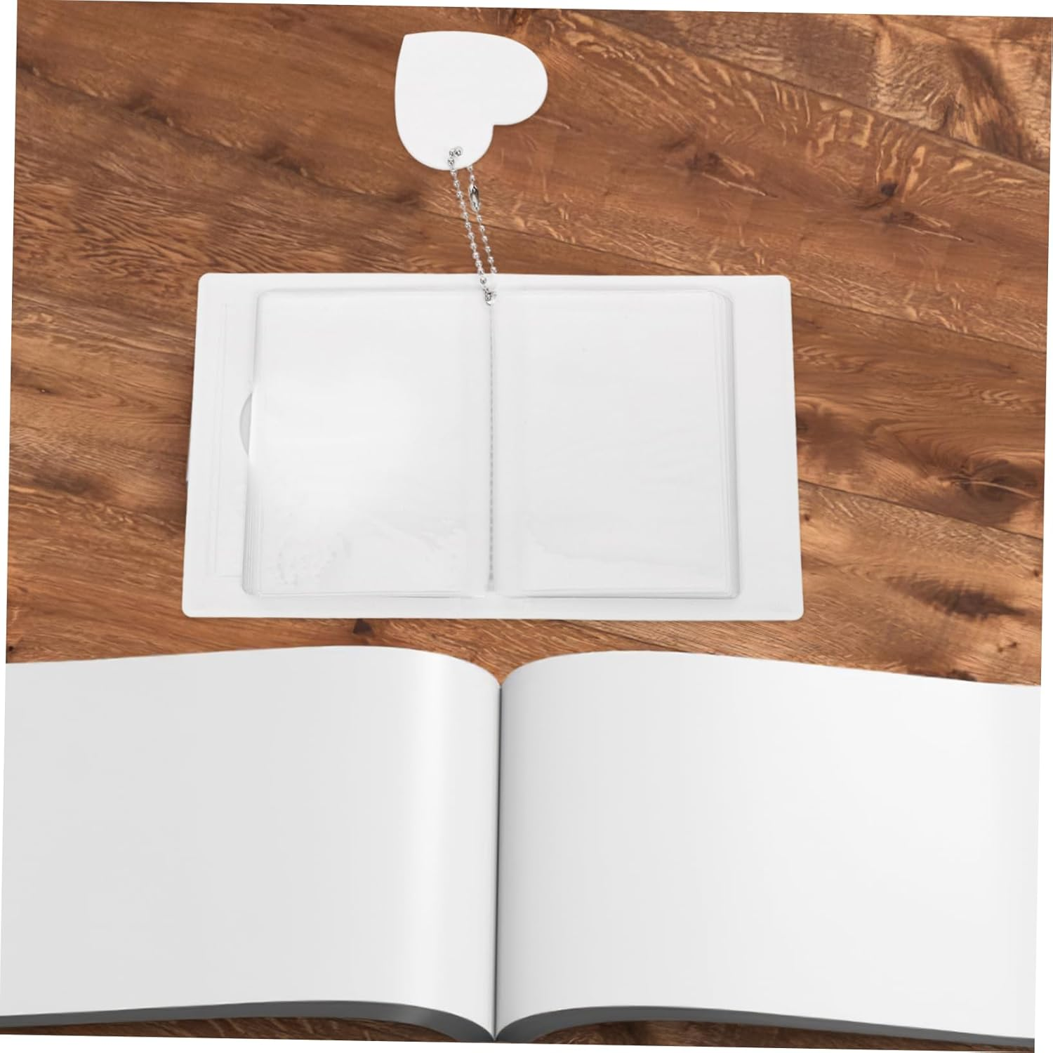 Garneck 2Pcs Photocard Display Mini Card Binder Stylish and Elegant Photo Card Holder Book for Collectors image number 6