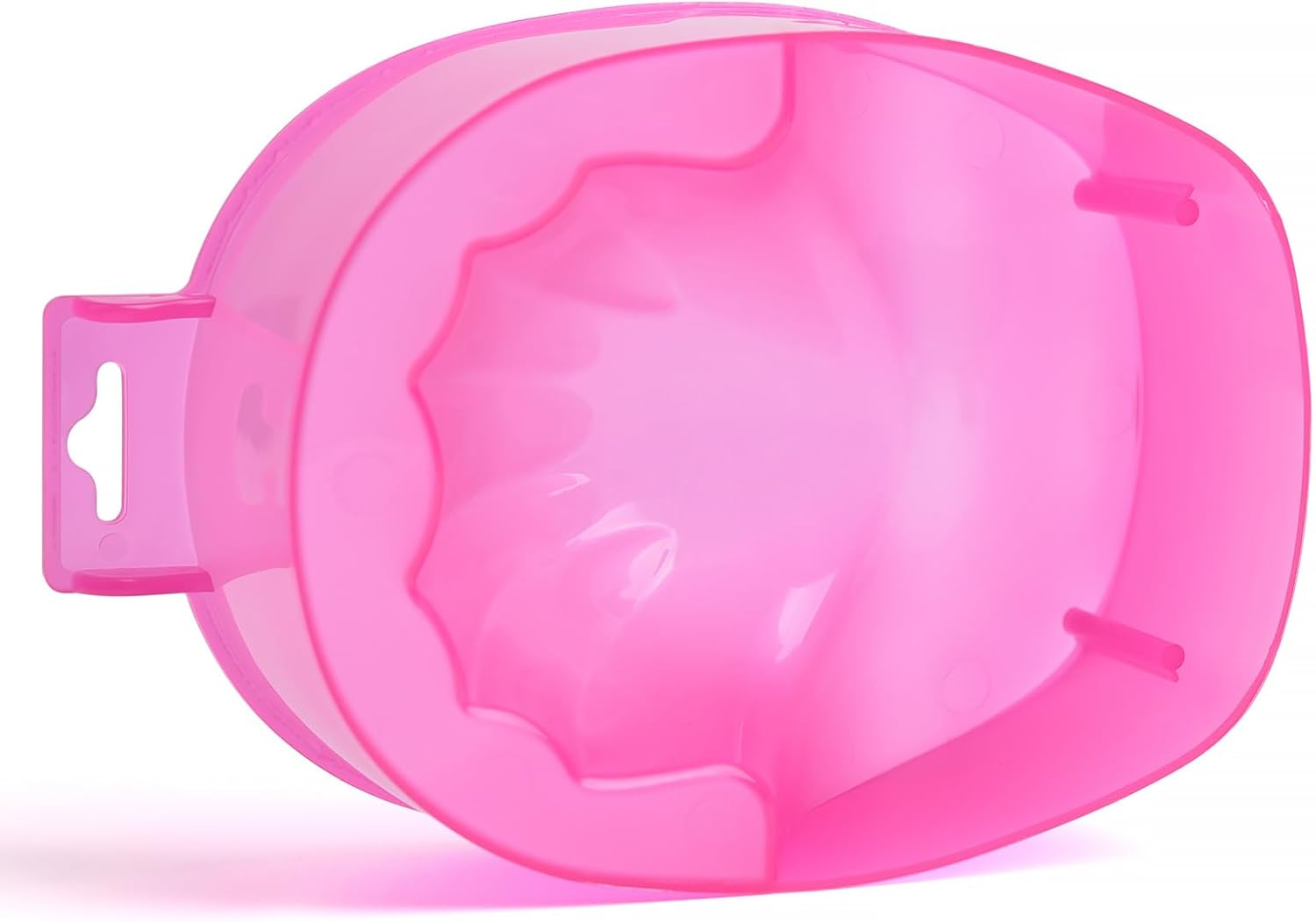 KADS Nail Art Translucent Acrylic Nail Soaking Bowl 5 Colors to Choose Soften the Dead Skin Wash and Clean the Hands Soak with Nourishing Liquid (Pink)