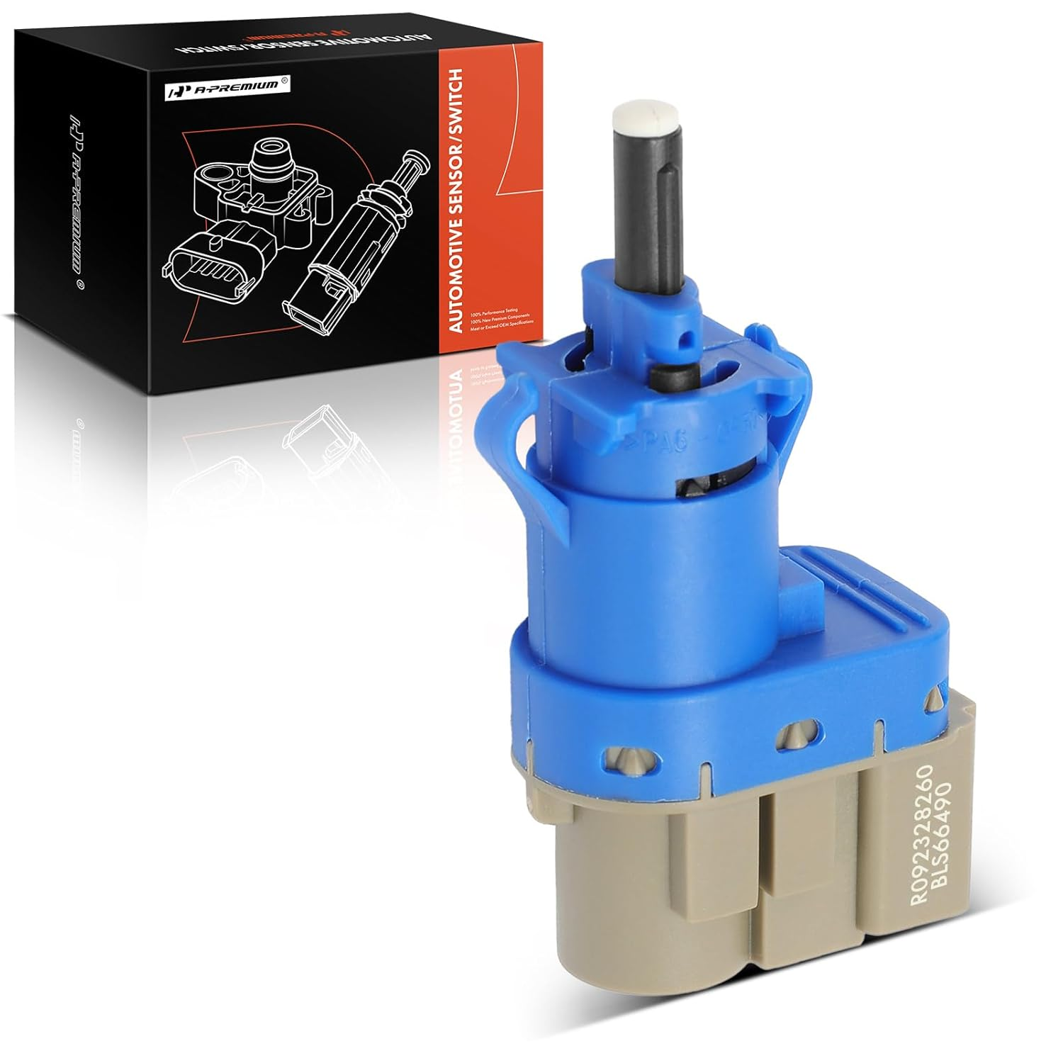 A-Premium Brake Stop Light Switch Compatible with Mazda 2 3 Sport 5 6 CX-3 CX-5 CX-9 2016-2020 Scion Ia Toyota Yaris Ia 2019-2020