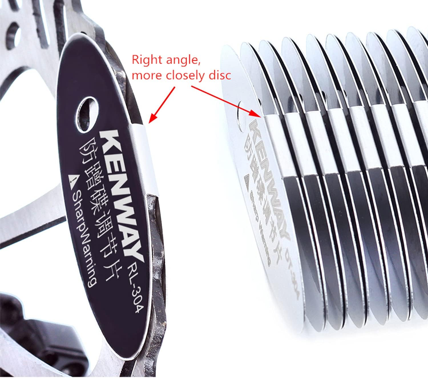 MTB Disc Brake Pads Adjusting Tool Kit - Bicycle Pads Mounting Tools Rotor Brake Bike Repair Spacer Assistant Alignment, Set of 5 image number 5