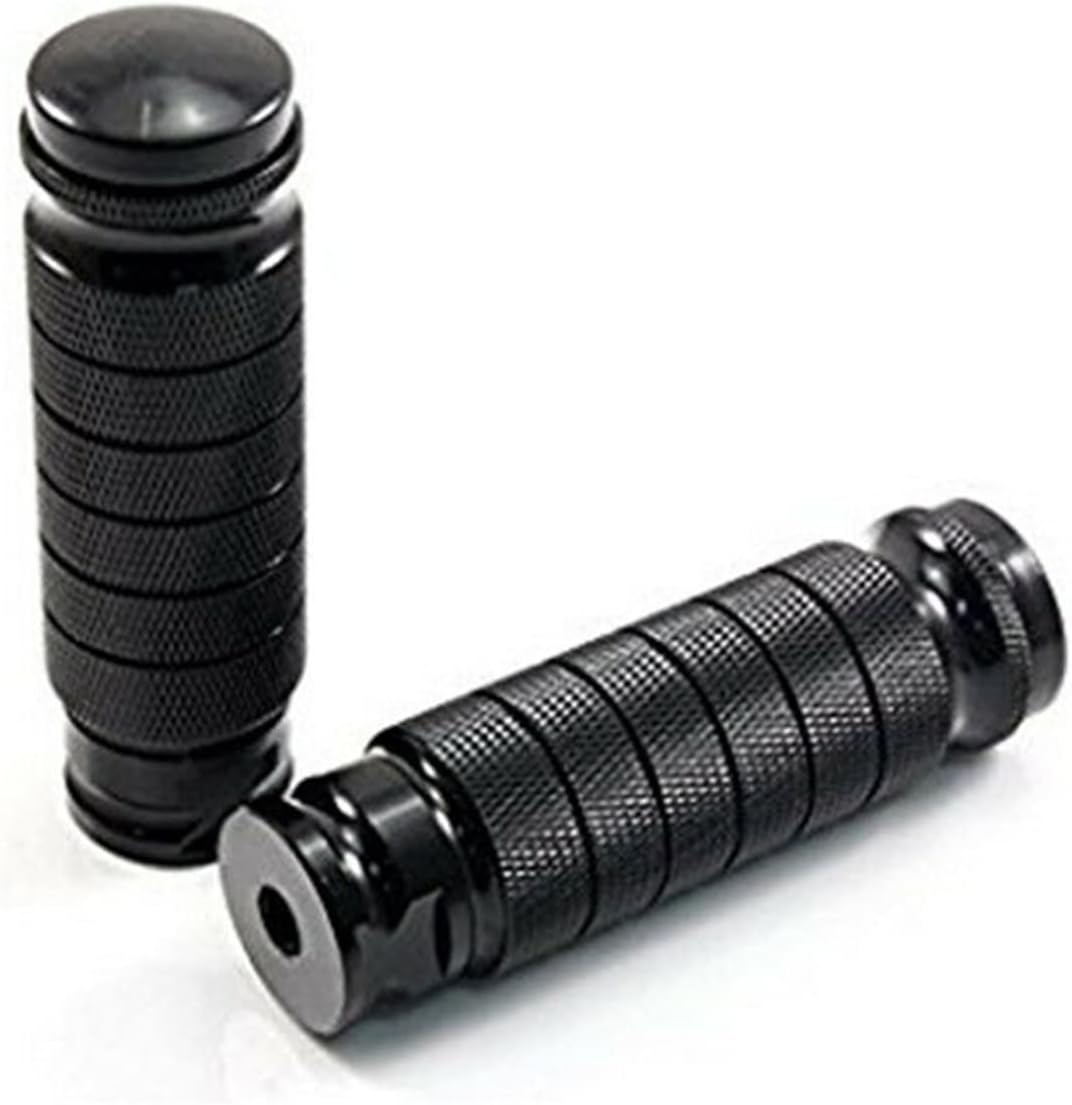 Motorcycle Foot Pegs Footrest Foot Peg Pedal Black Aluminum M8 Thread Rear Set Moto Accessories image number 3