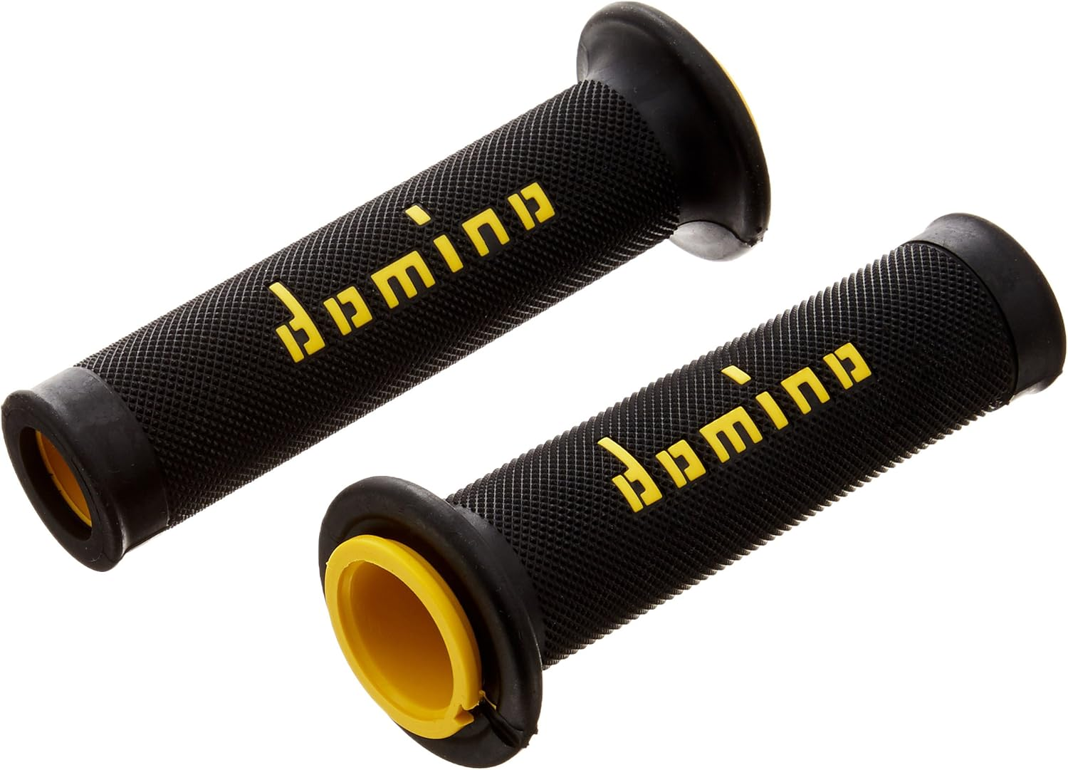 Domino A01041C4240 Handlebar Grip, Race Type (TZ Grip), 4.9 Inches (126 Mm), Thermoplastic Rubber, Black and Red