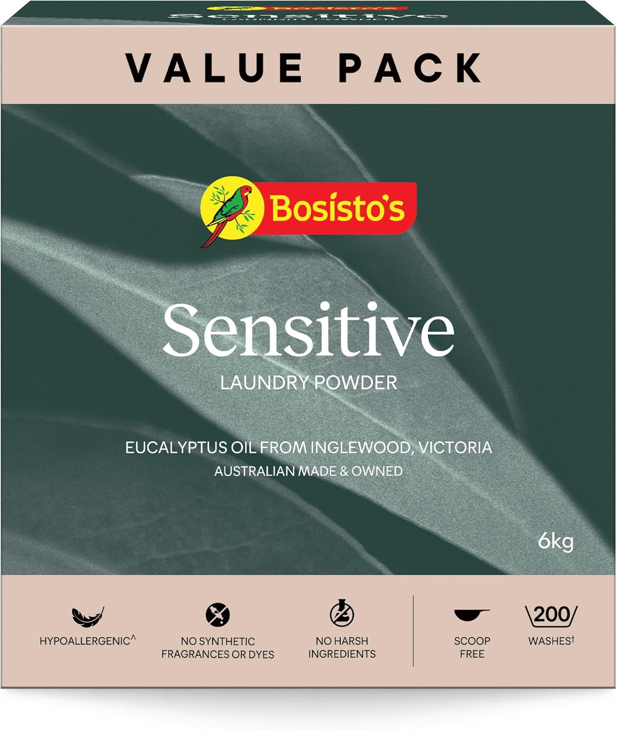 Bosisto'S Sensitive Laundry Powder 6Kg image number 4