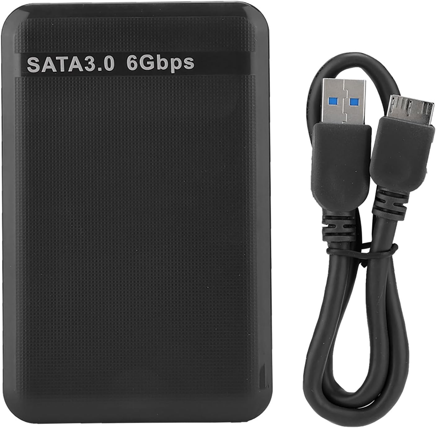 External Hard Drive Enclosure, 2.5" SSD Enclosure, 2.5" Hard Drive Enclosure for Tech Enthusiasts, Supports 6TB UASP Acceleration (Black) (Not Included) image number 3