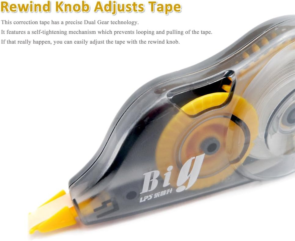 Original Correction Tape, 12 Meters Long Tape, 6-Pcs image number 2