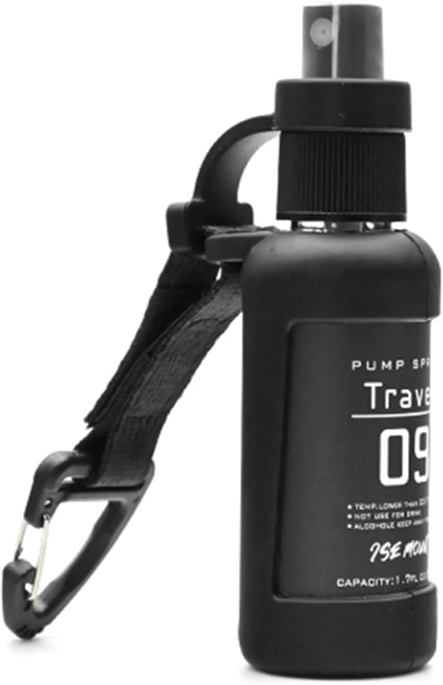 50Ml Liquid Container Refillable Spray Bottle Perfume Container Hanging Sealed Leak Proof Outdoor Camping Travel Easy to Use image number 1