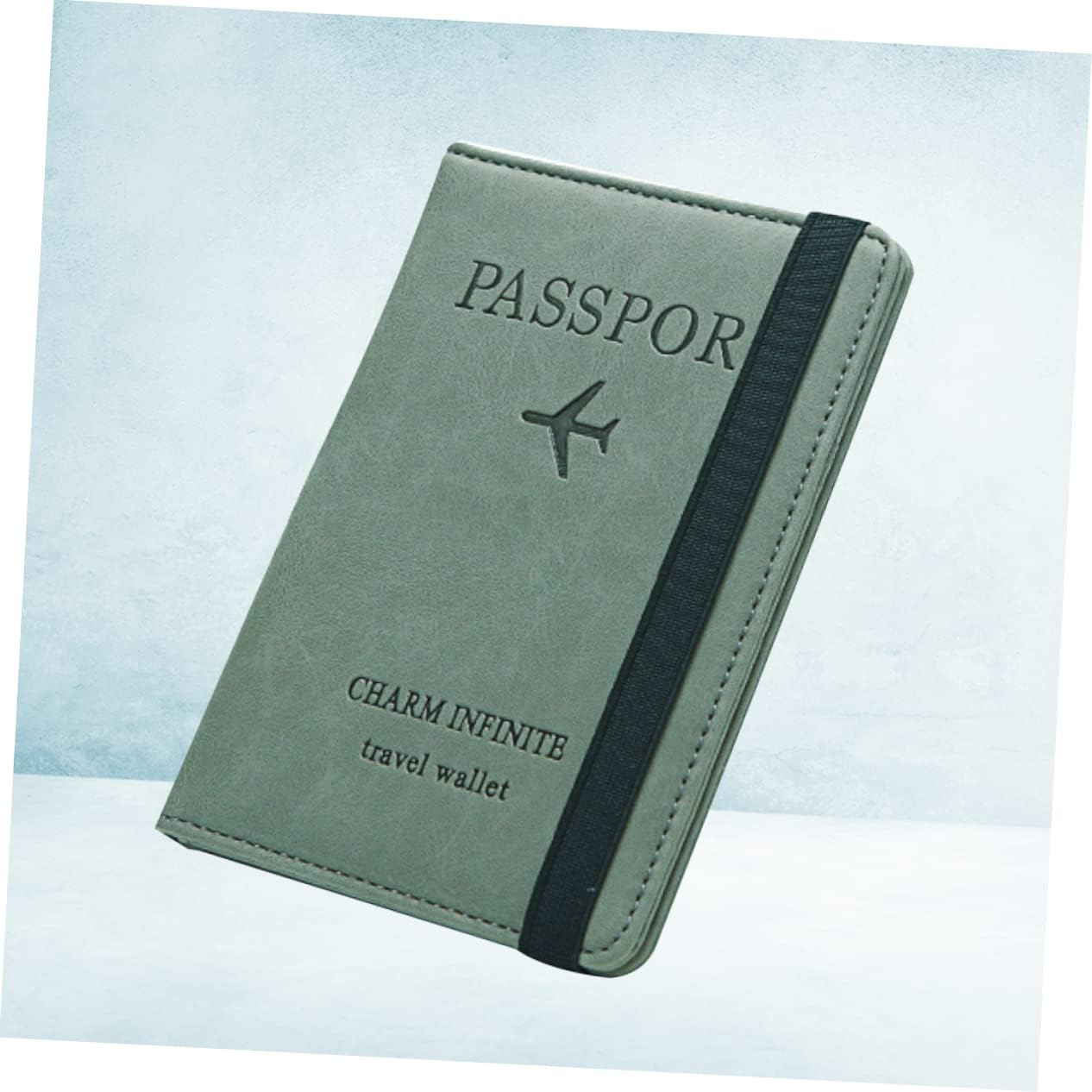 TINEASUR Leather Passport Case RFID Wallet for Women Multifunctional Id Bag Pockets for Passport Perfect for Business Travel Present image number 3