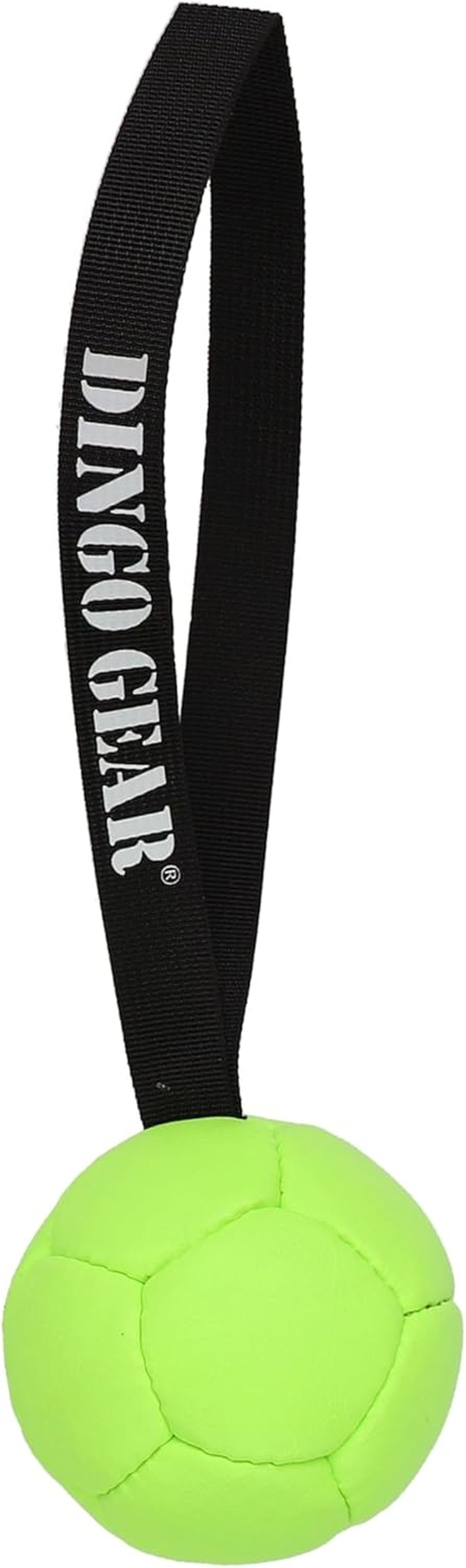 Dingo Gear Ball with Loop Filled Full Ball Made of Eco Leather Diameter of 18 Cm Dog Toy Training Ball Dog Training Fun for Dogs Orange S02698