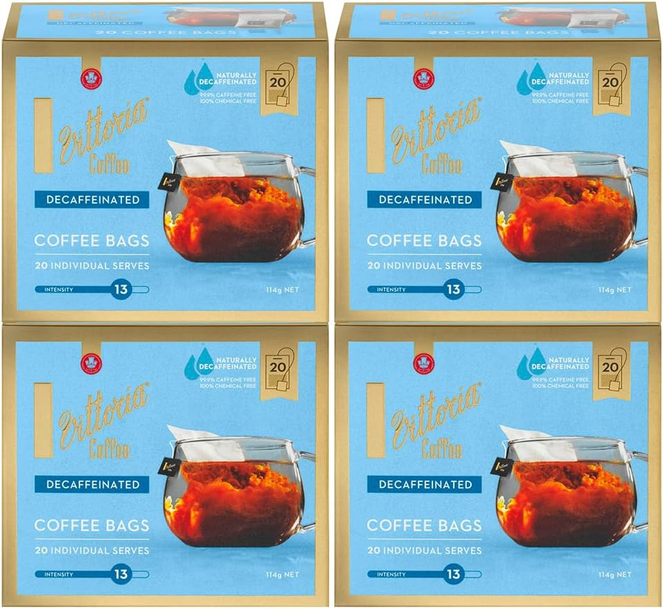 Vittoria Coffee Decaffeinated Coffee Bags (Case of 4) image number 5