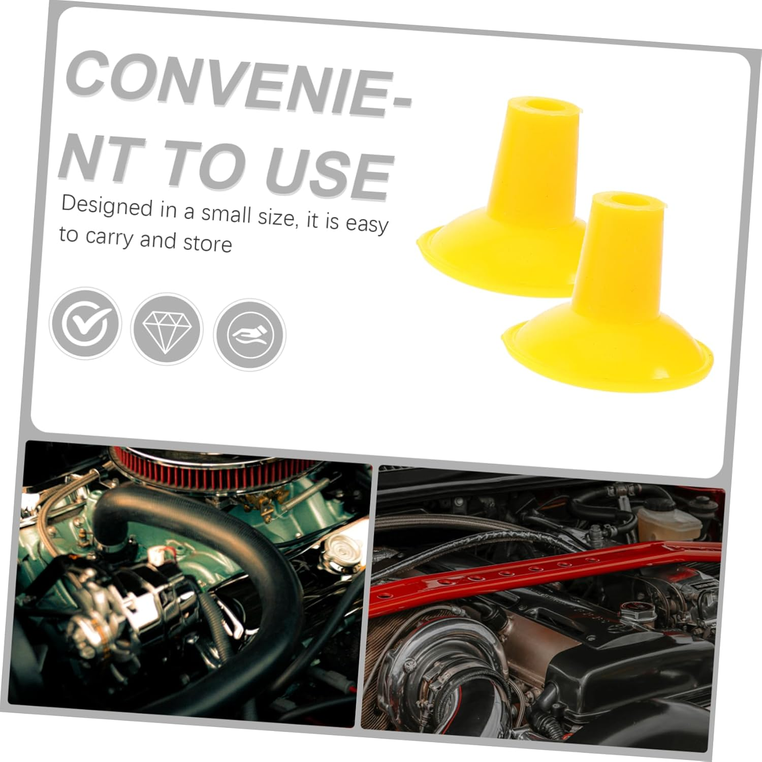 4Pcs Engine Valve Grinding Tool Set Suction Plates for Automotive Repair Easy-Use Pneumatic Grinder for Car Mechanics