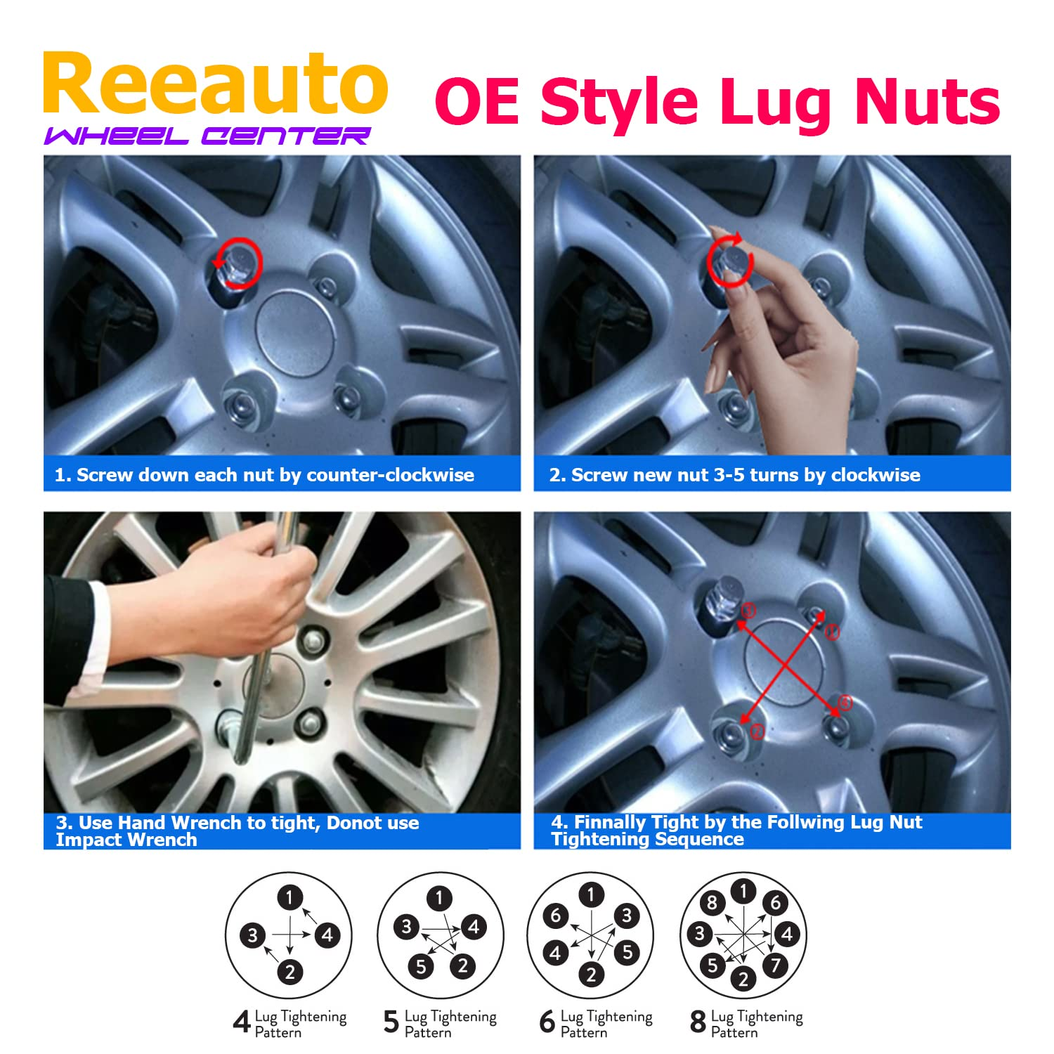 14X1.5Mm Lug Nuts Replacement for Wrangler Gladiator Grand Cherokee, 20 Pcs 7/8 Hex 1.46 Inch OEM Factory Style Large Acorn Seat Lug Nuts for Ram 1500 2500 Factory Wheels image number 1