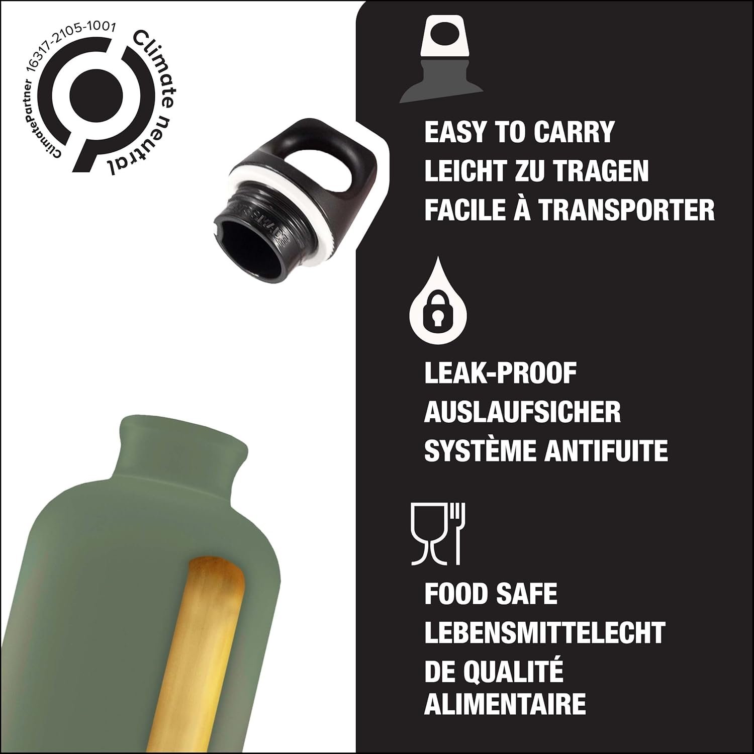 Sigg Traveller Water Bottle - Green image number 3