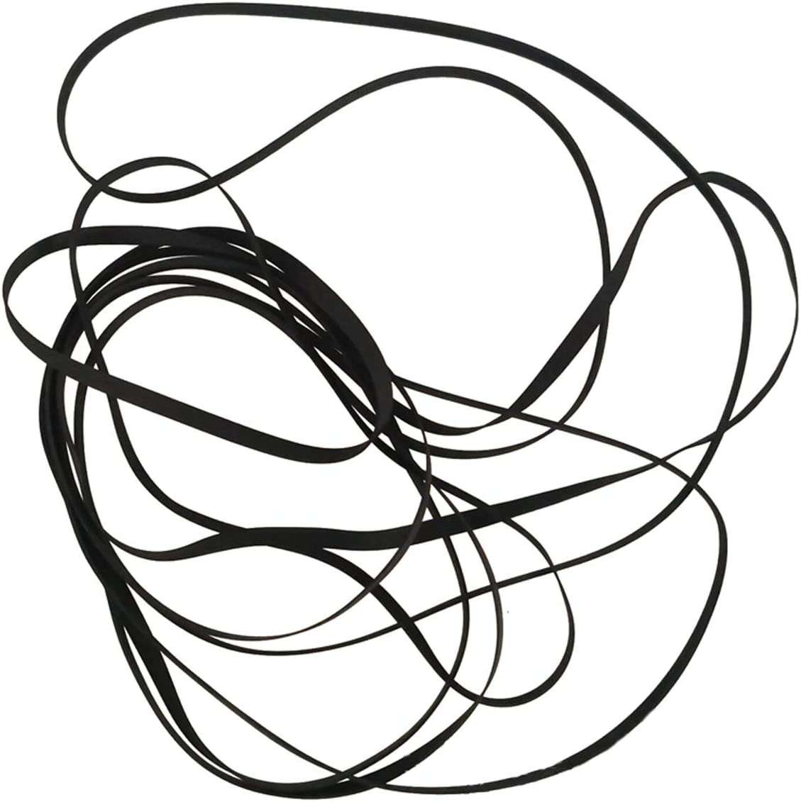 12Pcs Turntable Belt Different Specifications Rubber Belt Replace Turntable Phono/Tape/Cd Plattenspieler Drive Belt,12 Sizes image number 4