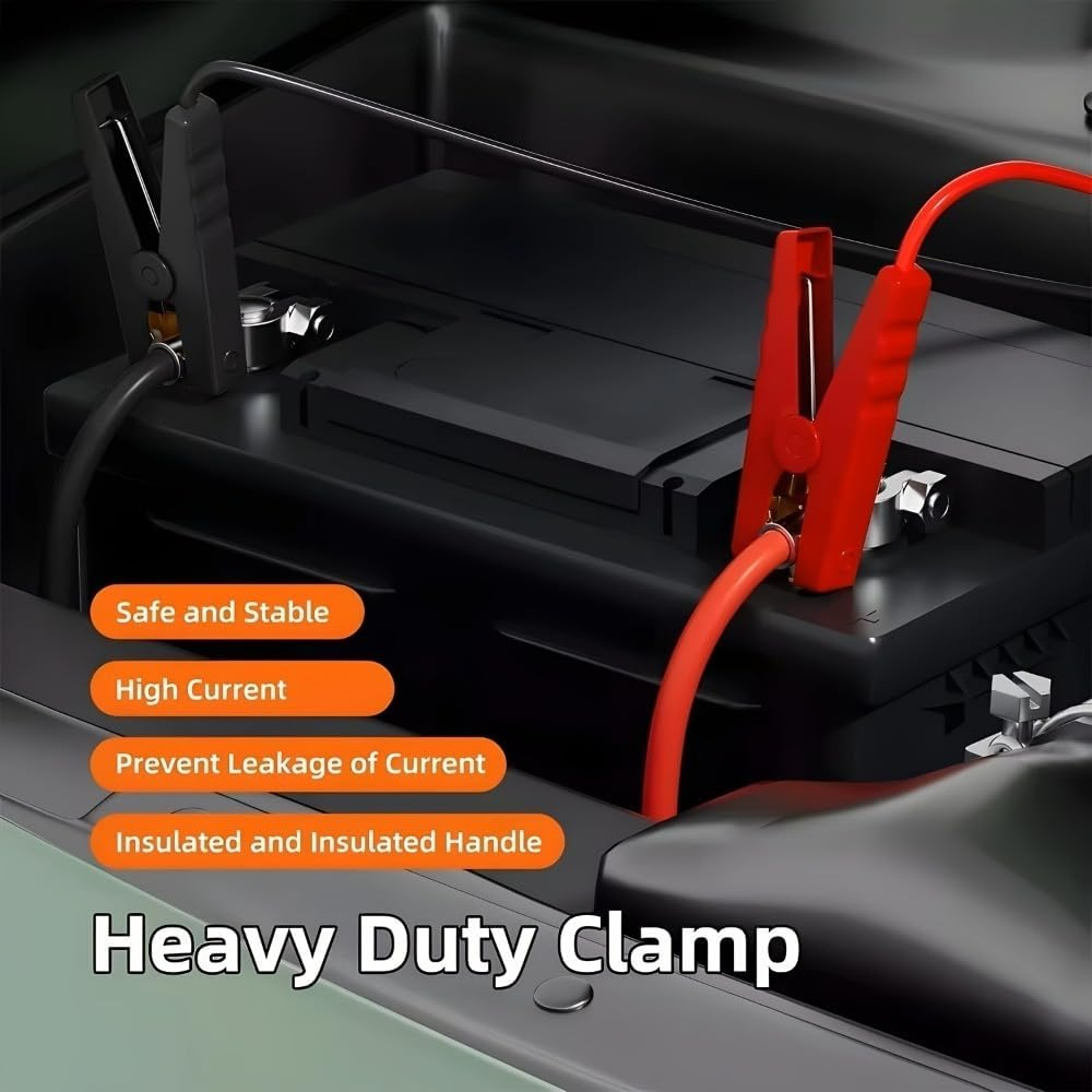 CTRUILA Jumper Starter Adapter for Milwaukee M18 Portable Jump Starter Cable 6FT Car Battery Charger Jump Starter(Battery Not Included) image number 4