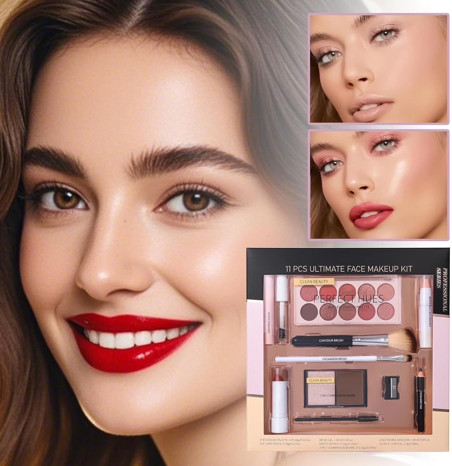 Makeup Kit for Teens,Full Makeup Sets for Women - Mascara Concealer Eyeshadow Palette Lipstick for Girls Teens Christmas Birthday Wedding Party Shopping