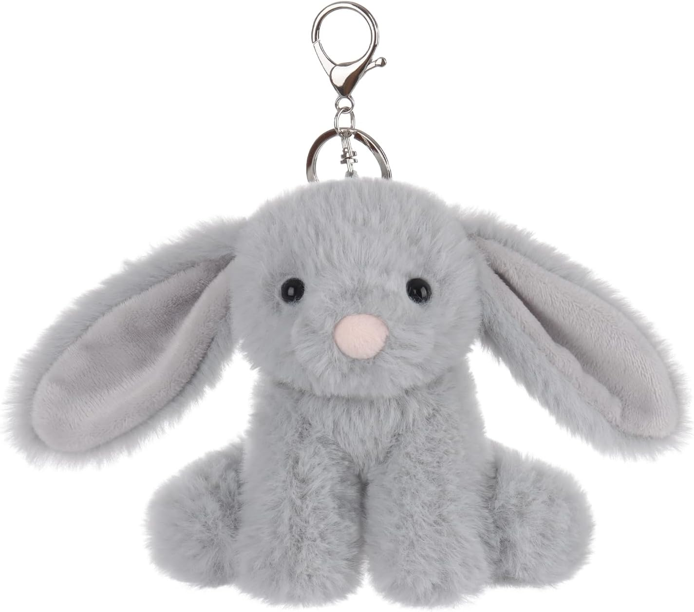 Apricot Lamb Cute Toys Plush Rabbit Stuffed Animal Soft for Kids Bag, Purse, Backpack, Handbag (4.7 Inches), Polyester