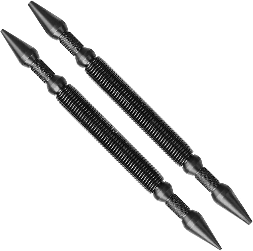 TYRWEEY 5-Piece Nail Setter Dual Head Nail Set & Dual Head Center Punch & Hinge Pin Remover Punch Set, Spring Loaded Center Hole Punch, Nail Setter Features 1/8-In, 3/32-In, 3/16-In, 1/16-In, 1/32-In